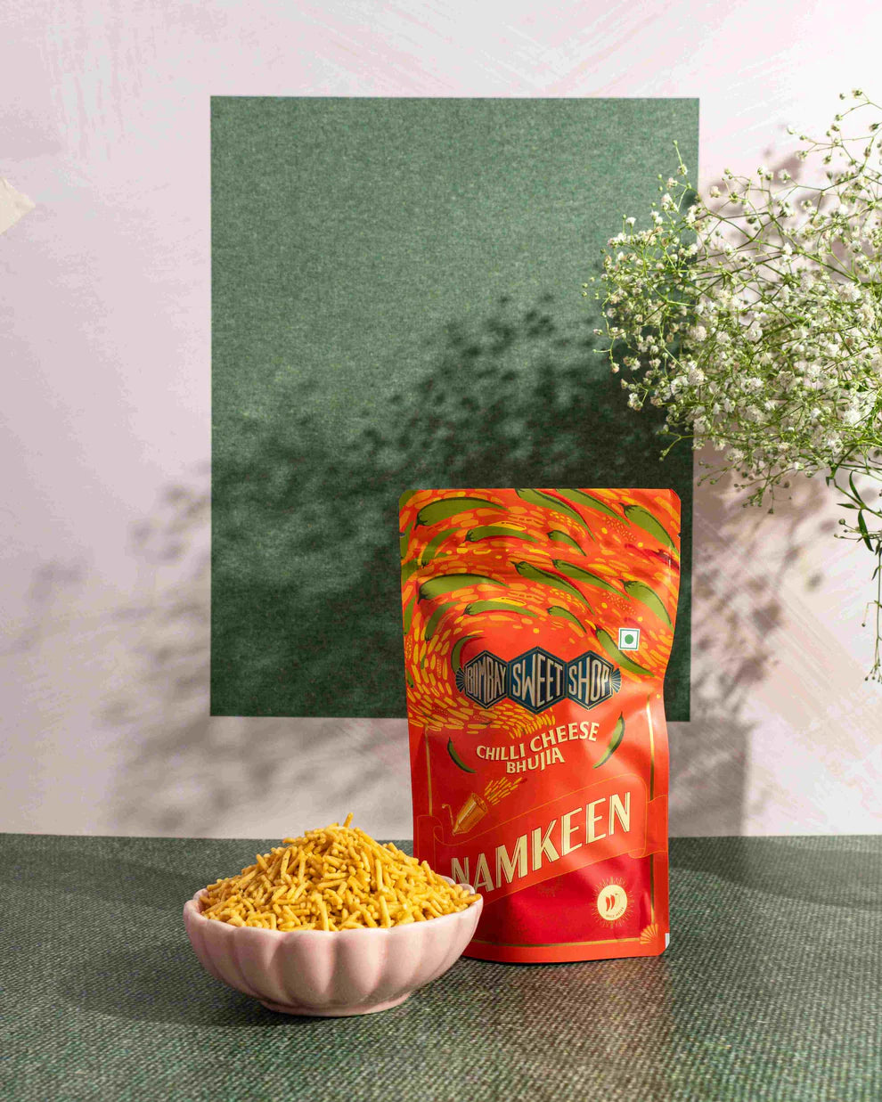 Bombay Sweet Shop Chilli Cheese Bhujia Mini - 250 Gms