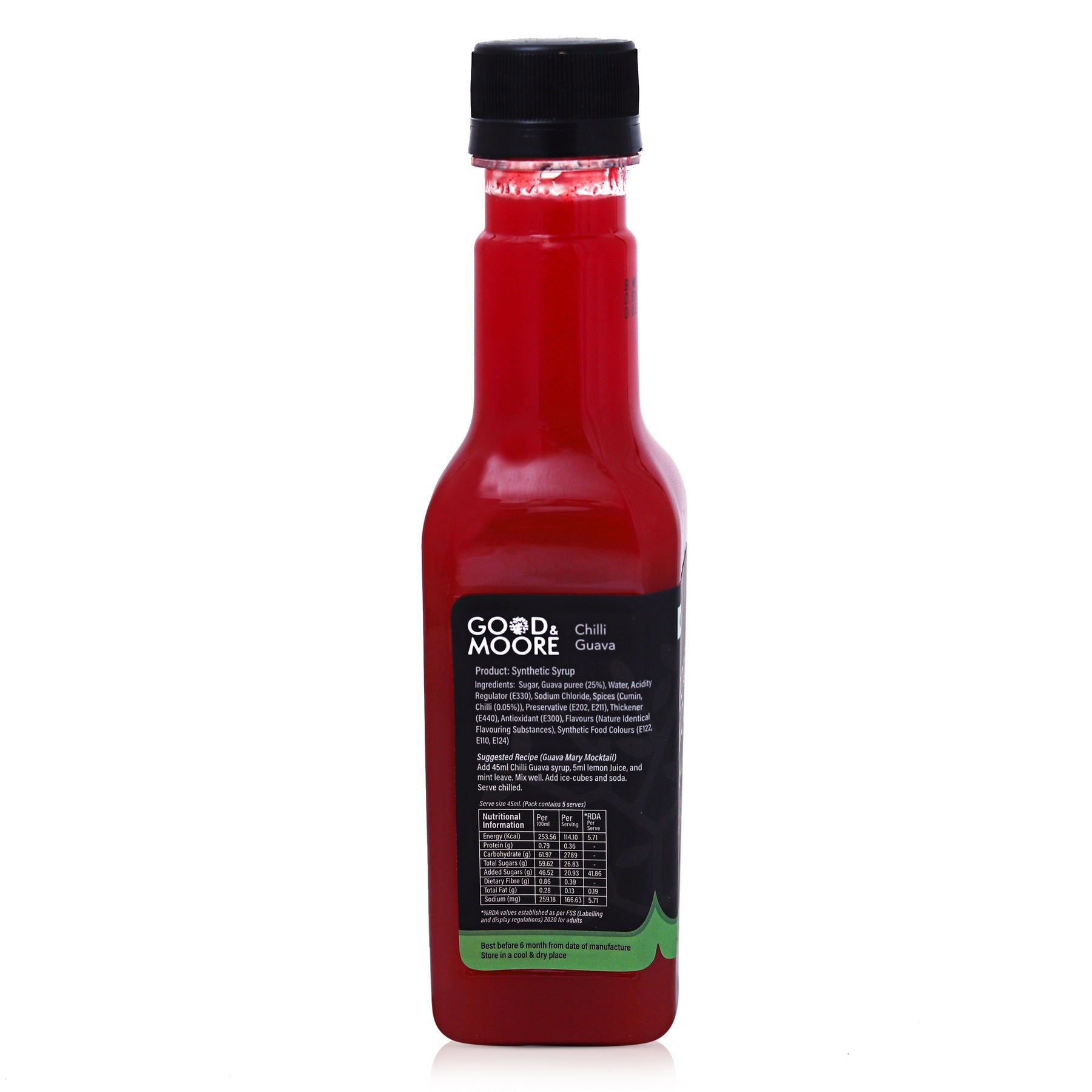 Good & Moore Chilli Guava Syrup |250 ML | 750 ML