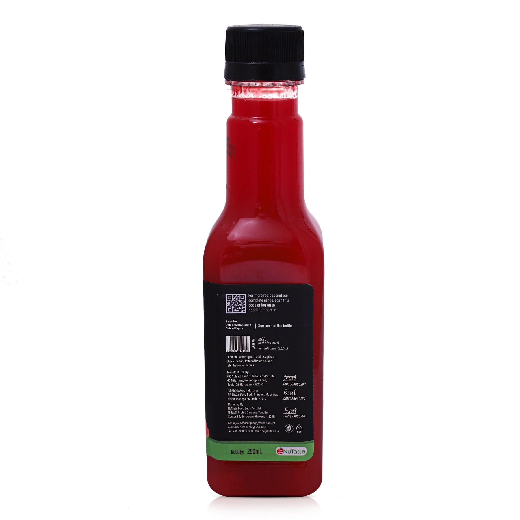 Good & Moore Chilli Guava Syrup |250 ML | 750 ML