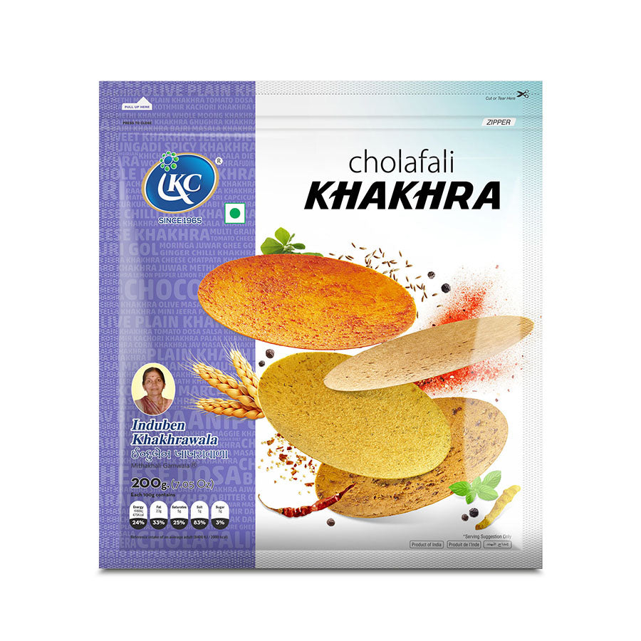 Induben Khakhrawala Cholafali Khakhra 400 gms