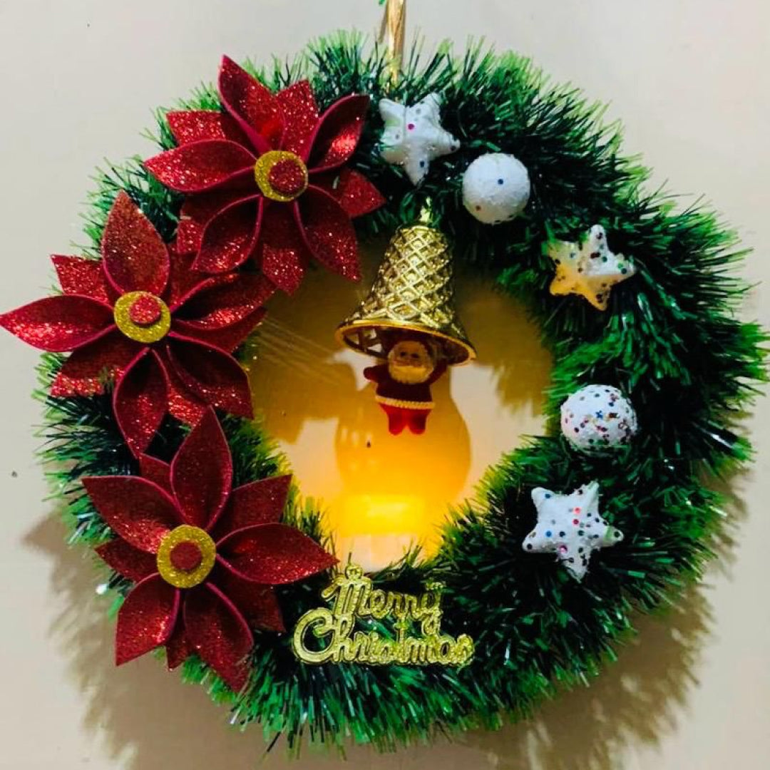 Christmas wreath with bell and soft hanging