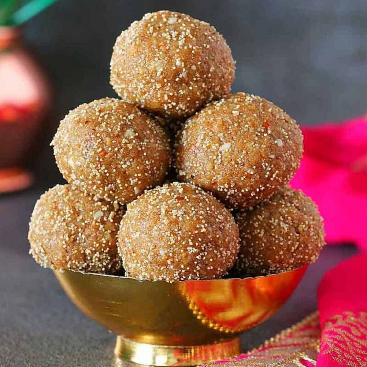 Ruchi Sweets Churma Laddu (500g) | Authentic Ghee-Roasted Wheat Mithai