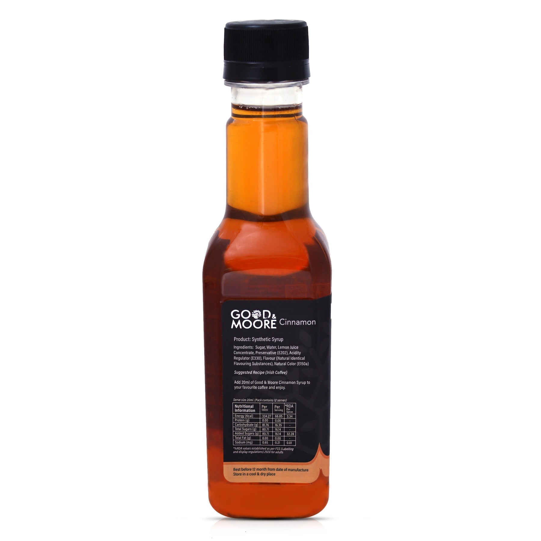 Good & Moore  Cinnamon Syrup | 250 ML | 750 ML