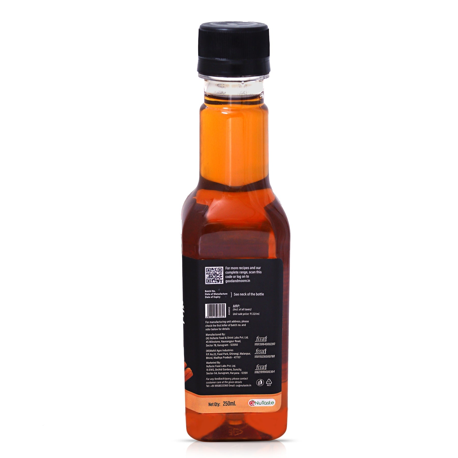 Good & Moore  Cinnamon Syrup | 250 ML | 750 ML