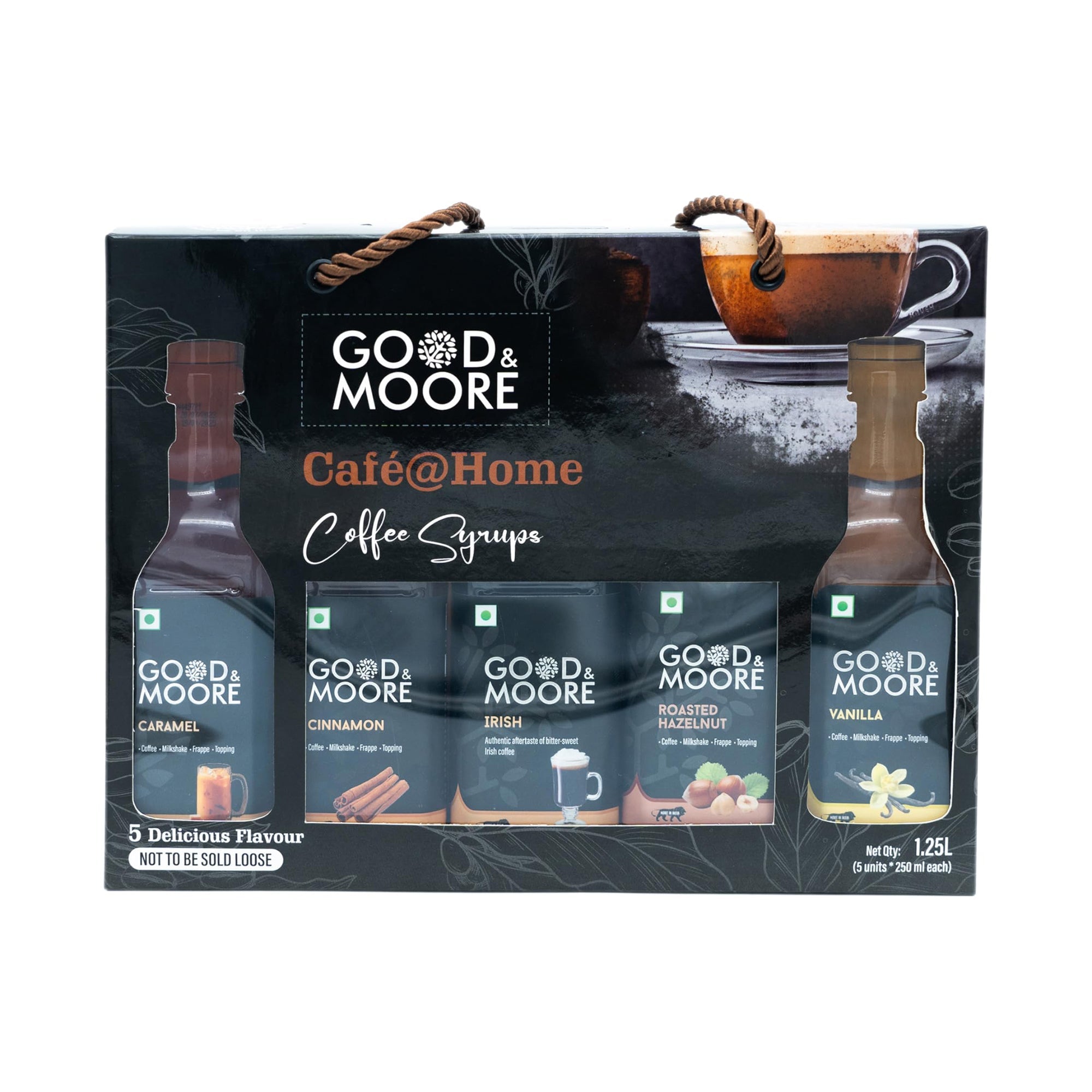 Good & Moore Coffee Syrup Gift Pack | 250 ML Pack Of 5