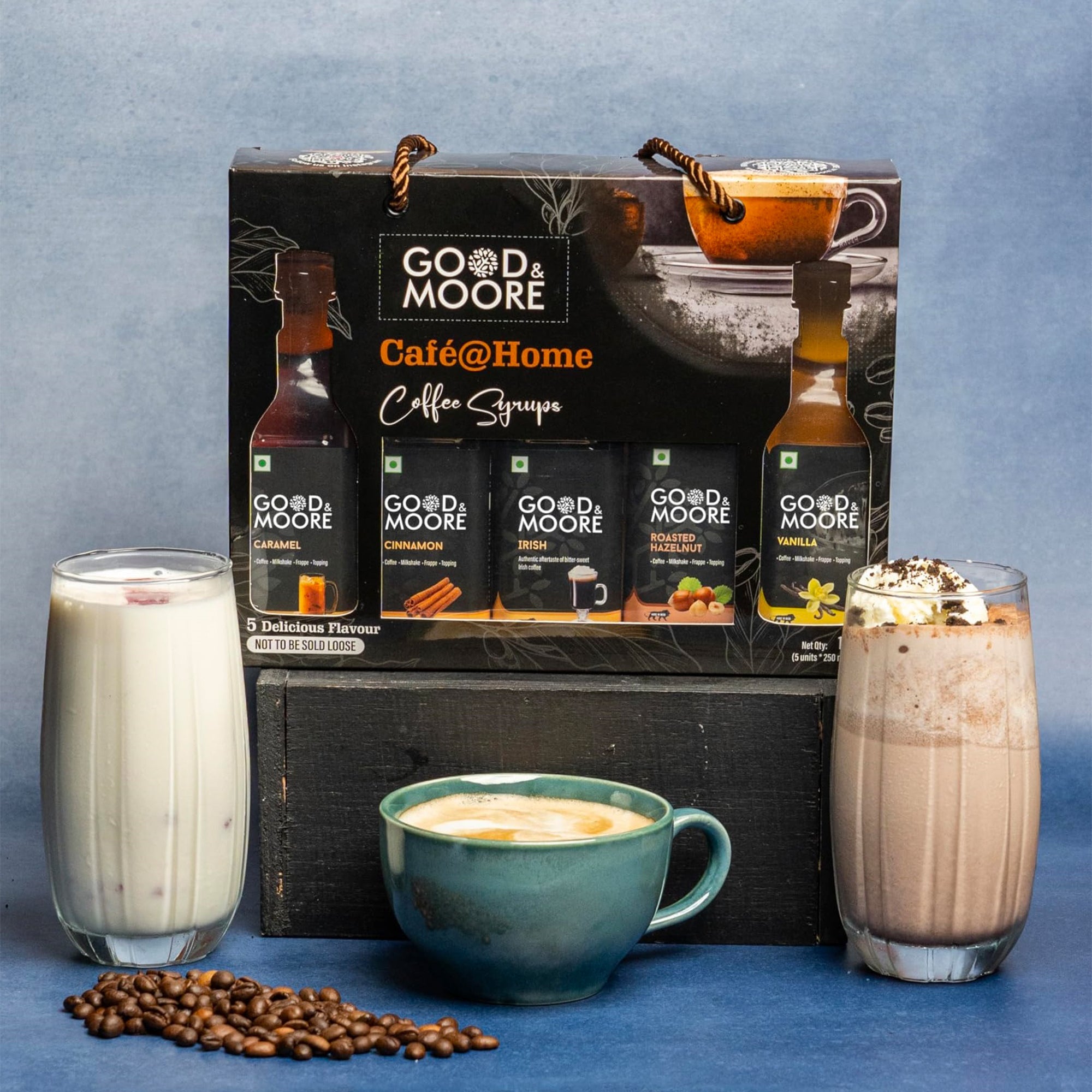 Good & Moore Coffee Syrup Gift Pack | 250 ML Pack Of 5