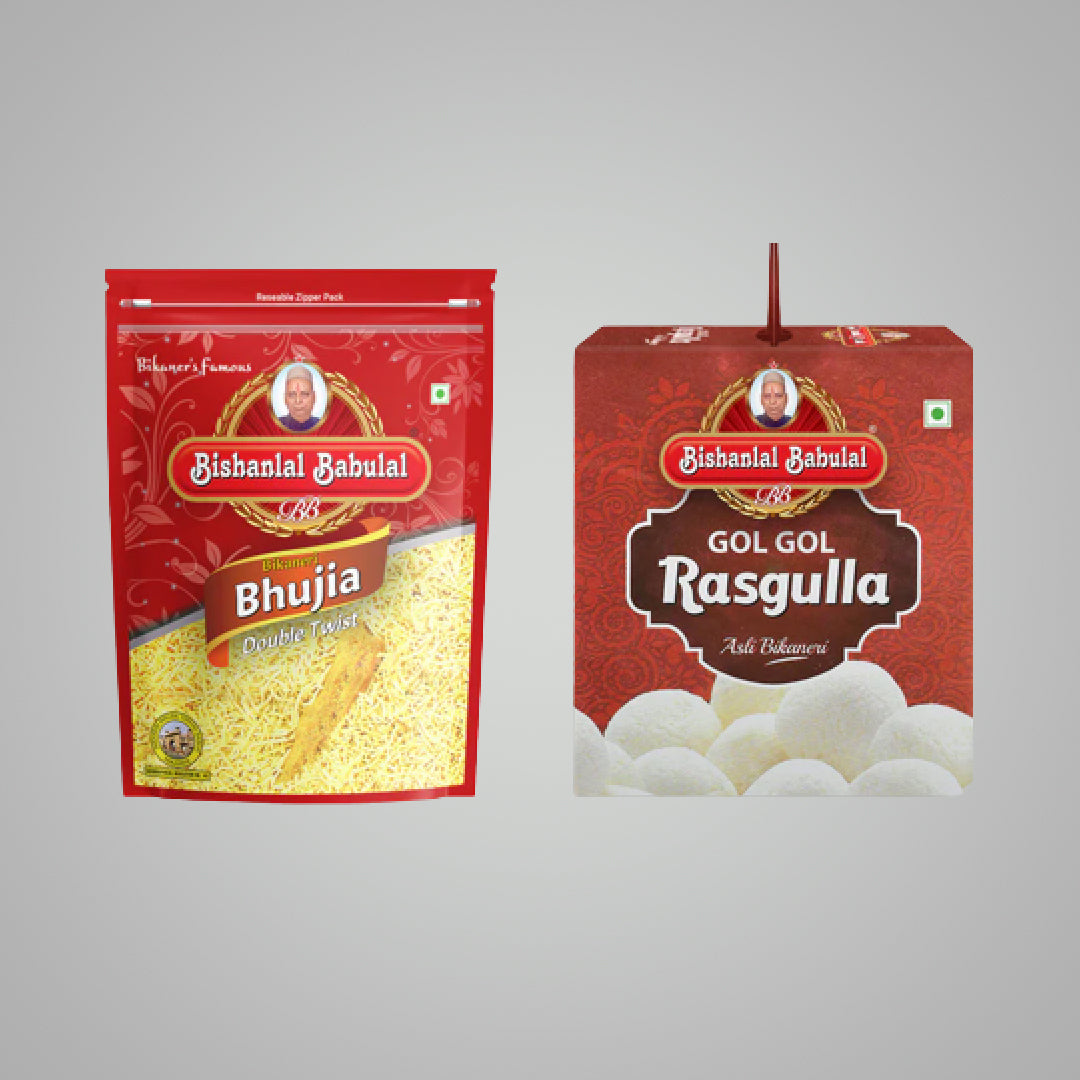 Combo: Bhujia & Rasgulla