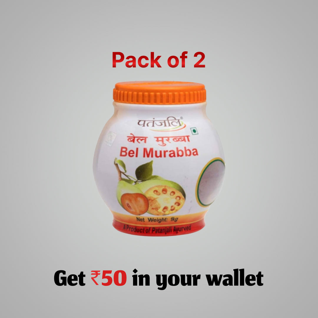 Combo- Patanjali Bel Murabba 1 Kg(Pack of 2)