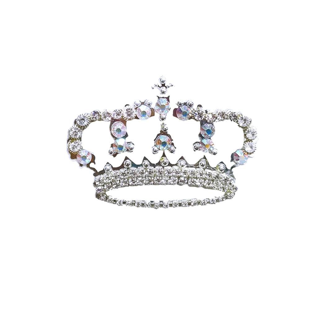 Comet Busters Silver Stone Work Temporary Crown Body Tattoo Body Jewels (BJ184)