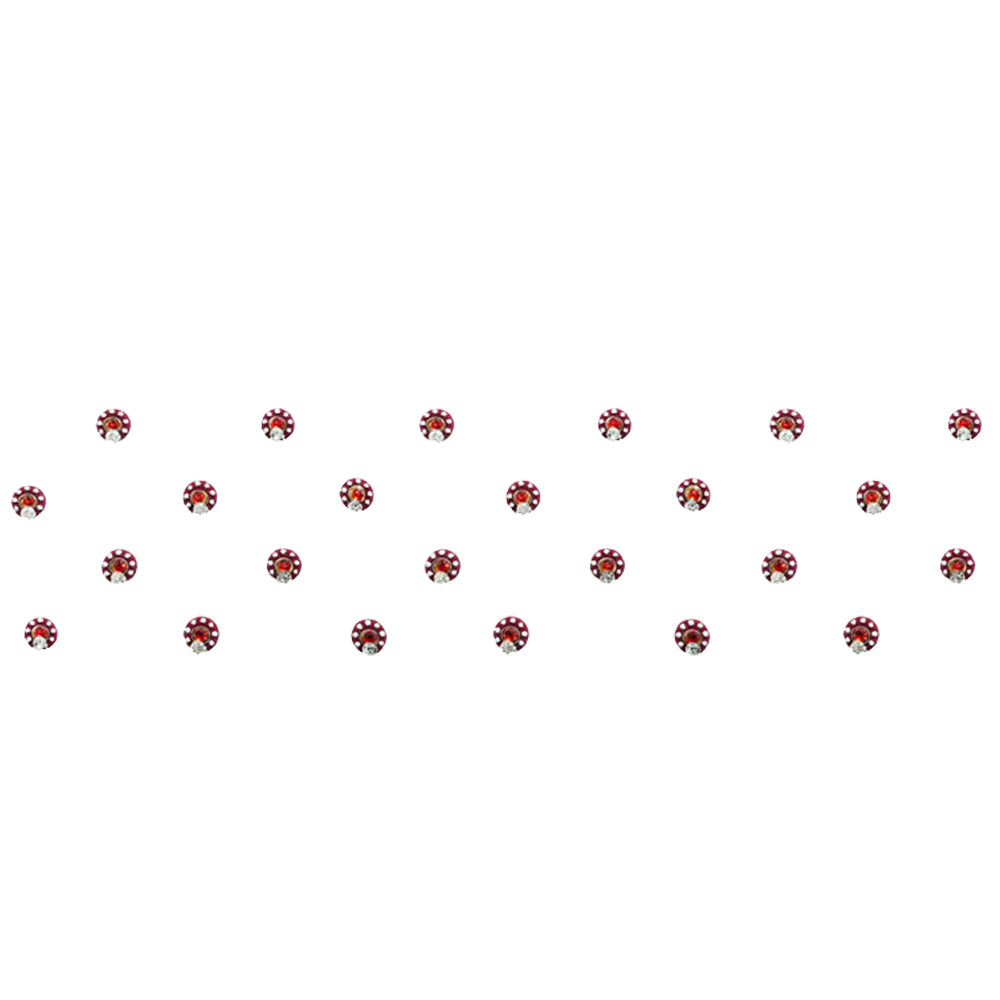 Comet Busters Small Maroon Bindis With Stone (BIN554)