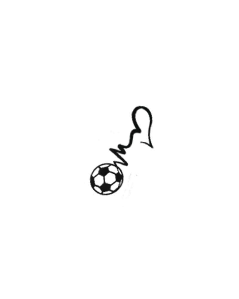 Comet Busters Temporary Football Tattoo Sticker