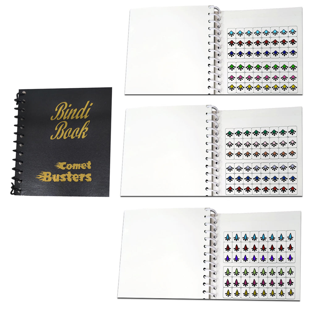 Comet Busters The Mini Bindi Book 5 - 384 Basic Bindis (Multicolor)