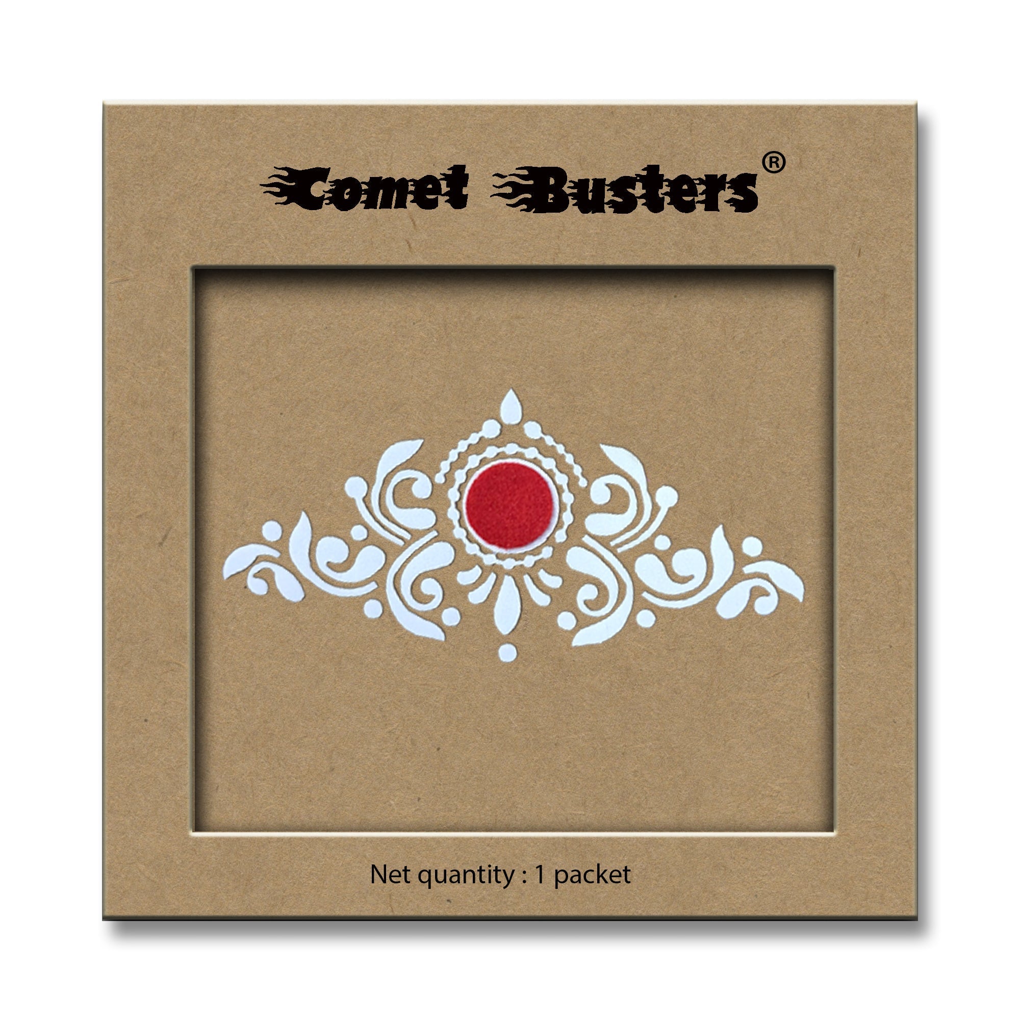 Comet Busters Traditional Bridal Bengali Wedding Bindi for Women (BIN1979)