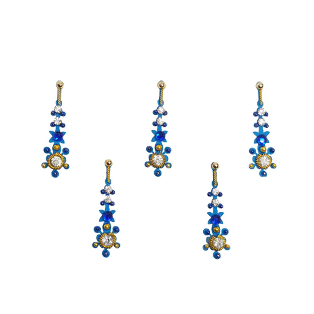 Comet Busters Traditional Long Blue Bindis (BIN029)