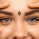Comet Busters Black Snake PVC Bindis 12mm – Reusable Casual Bindi BIN2451