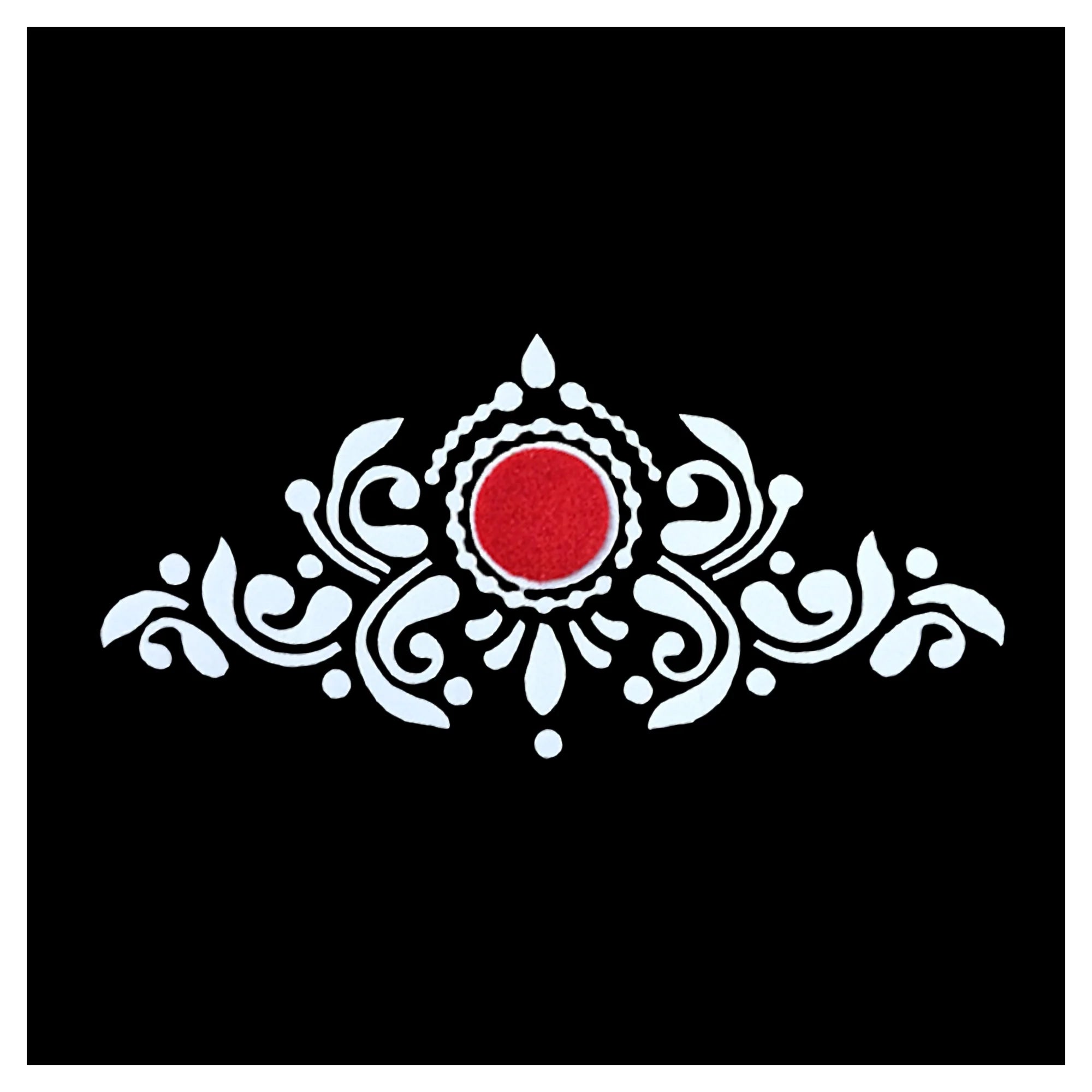 Comet Busters PVC Velvet Bengali Bindis – Multicolor (Free Size)