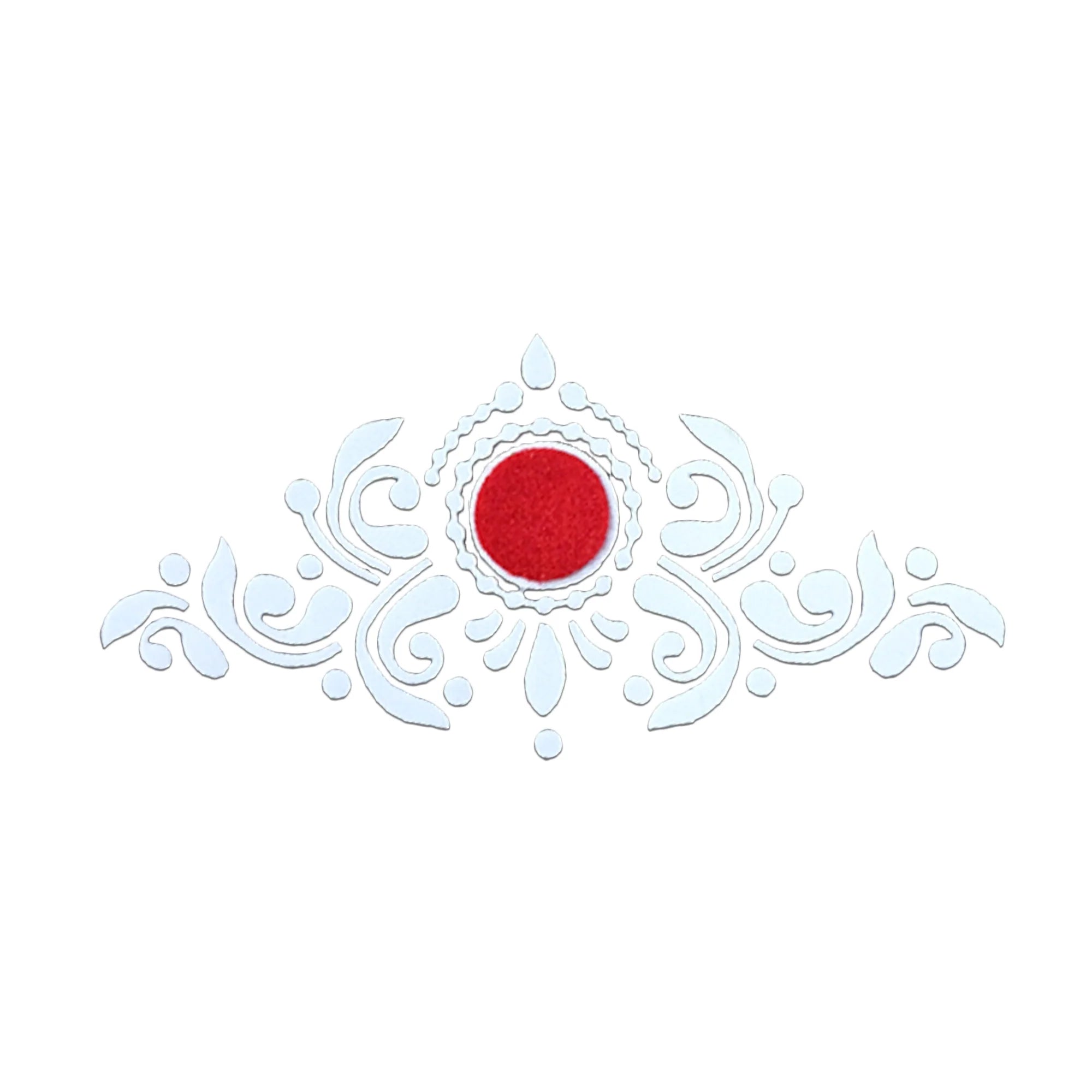 Comet Busters PVC Velvet Bengali Bindis – Multicolor (Free Size)