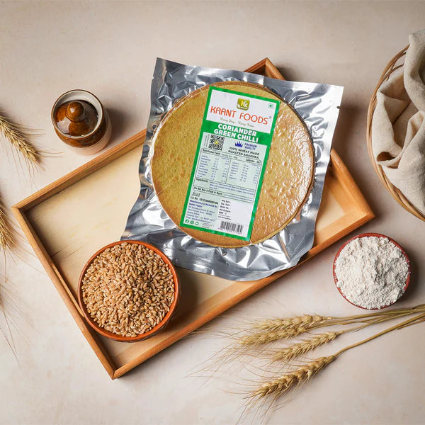 Kaant Foods Coriander Green Chilli Khakhra | 200 gms