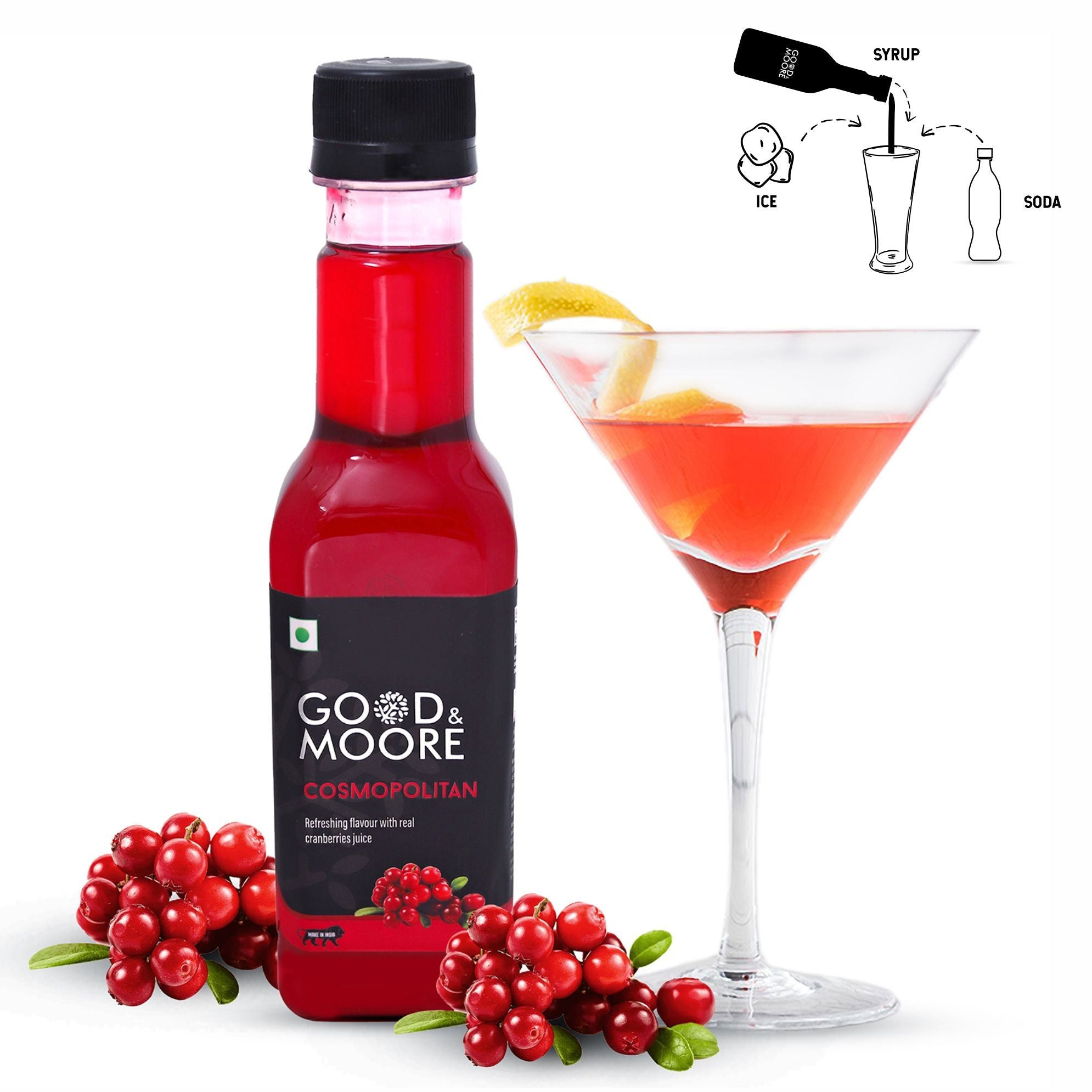 Good & Moore  Cosmopolitan Syrup | 250 ML | 750 ML