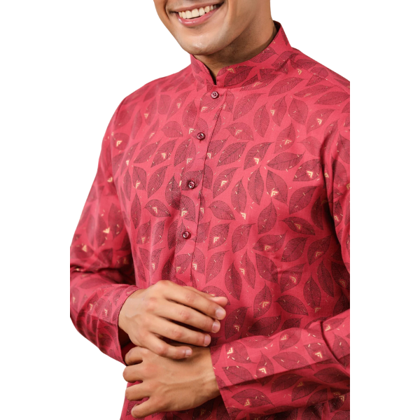 Cotton Kurta Pajama For Men | Onion Print Premium