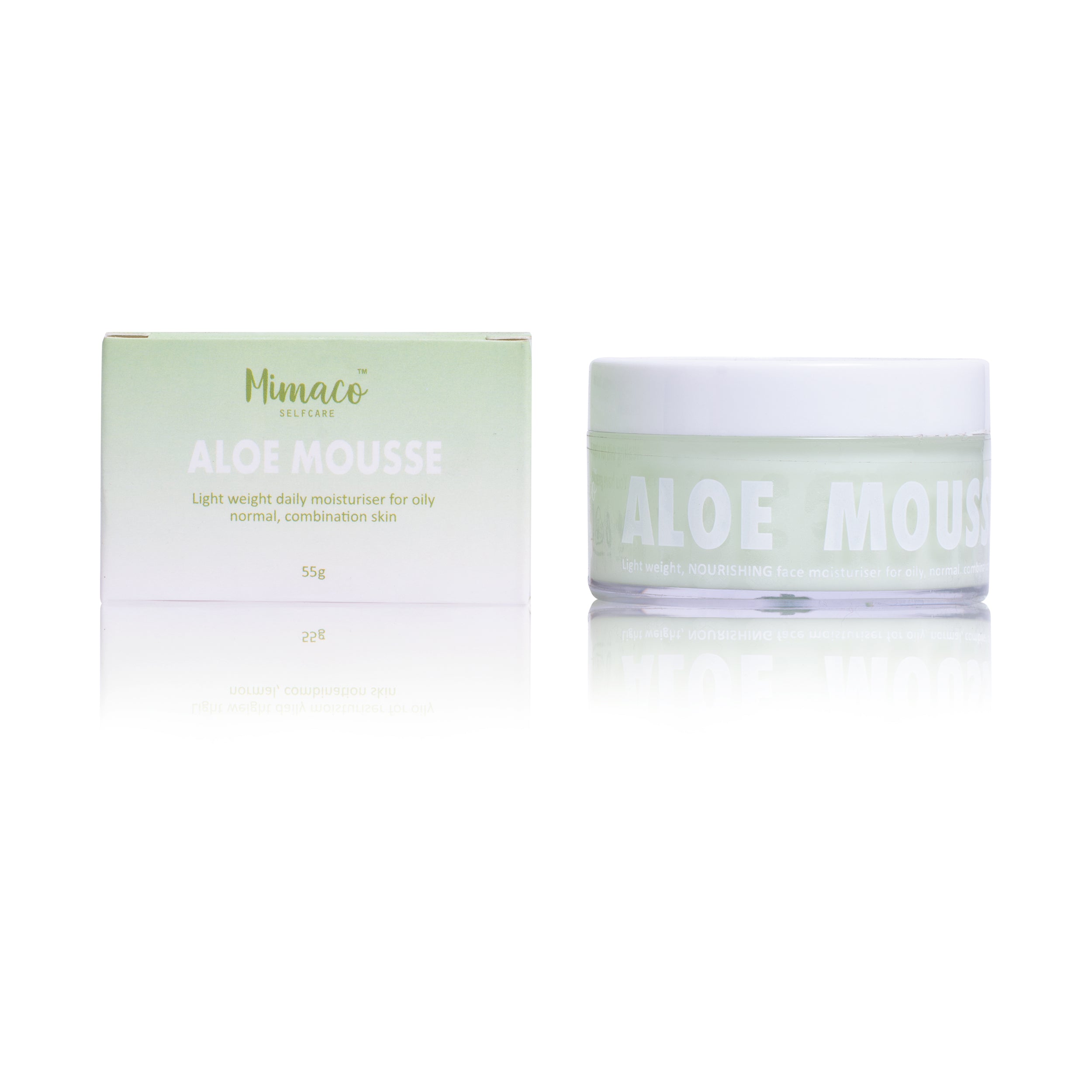 Aloe mousse face moisturiser