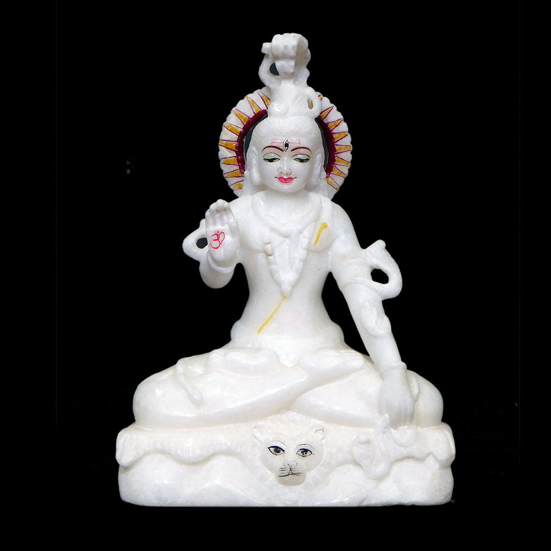 Shiv Ji (Samadhi Swaroop) With 2 Hands - 6 x 4 x 3 inches