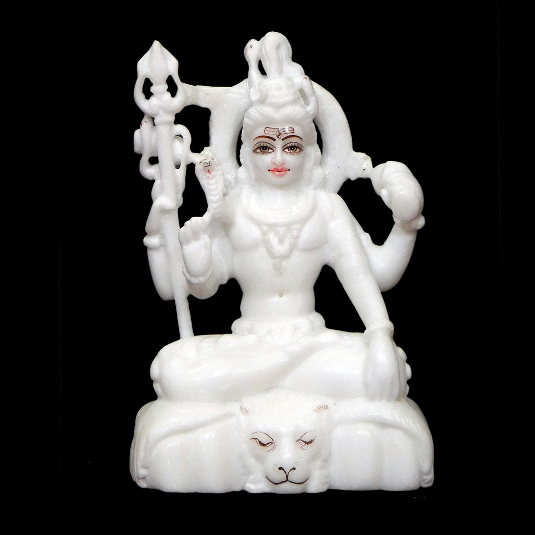 Shiv Ji (Samadhi Swaroop) With 4 Hands - 6 x 4 x 3 inches