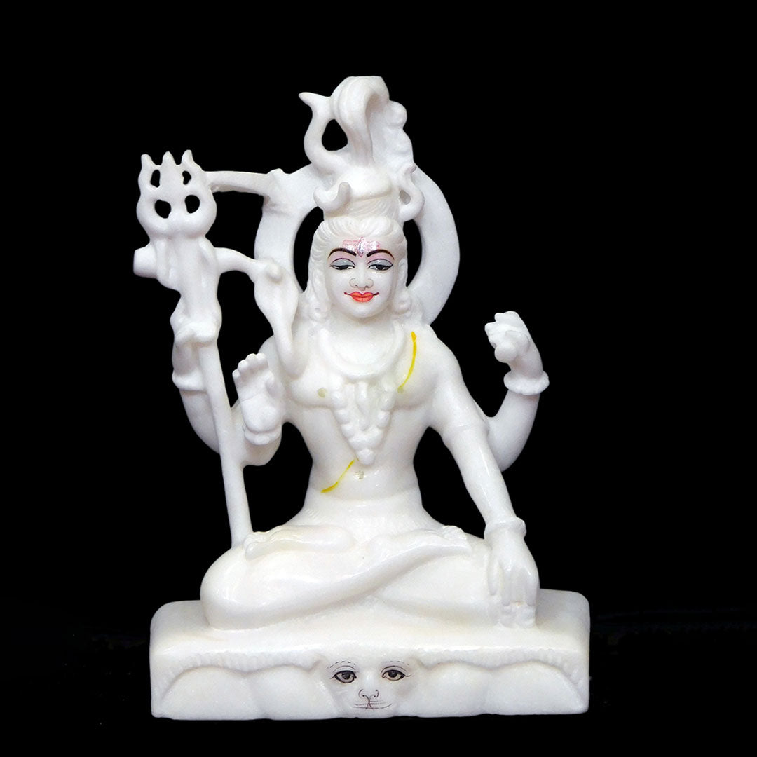 Shiv Ji (Samadhi Swaroop) - 4 Hands - 6 x 4 x 3 inches