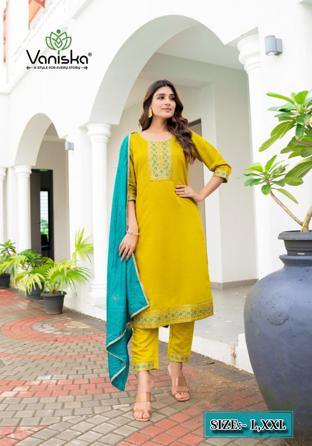 Beautiful Vermillion Vibe Kurta Set | Ready To Wear