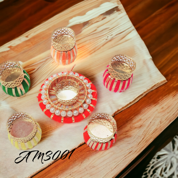 Diya Rangoli Set of 6