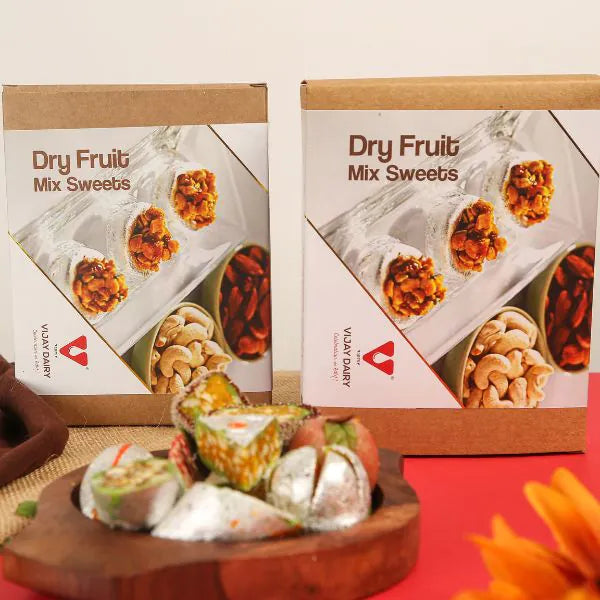 Vijay Dairy Dryfruit Mix Sweets | 500 gms