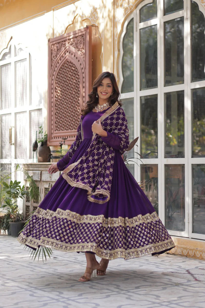 Exclusive Lehenga Suit With Embroidery Sequins Work | Ready To Wear