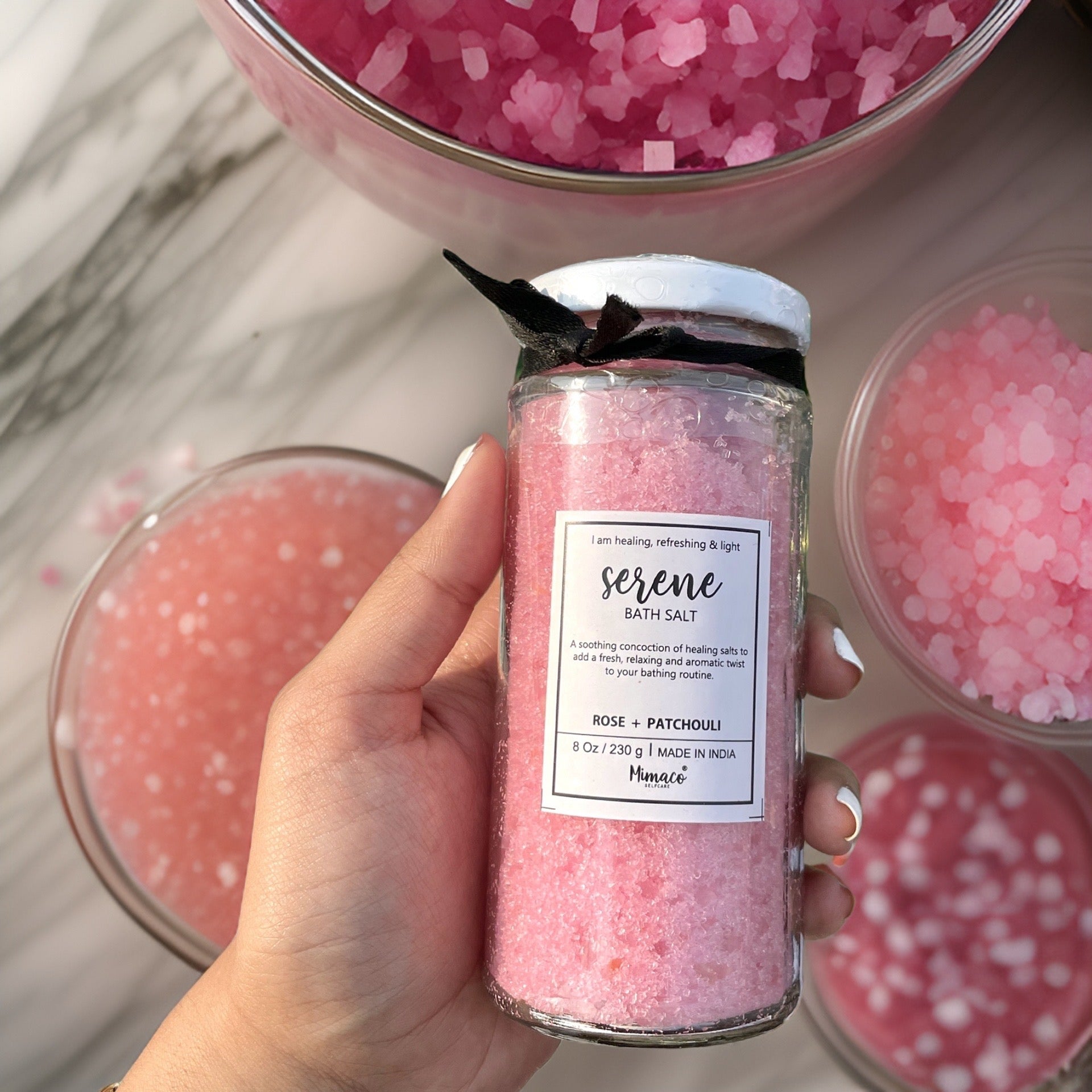 Serene bath salt