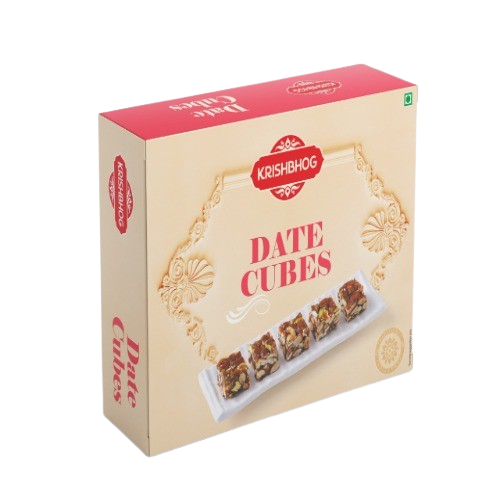 Krish Bhog Sweets Date Cubes | 500 gms