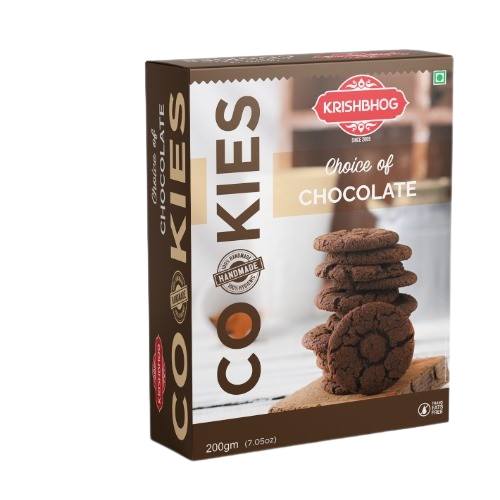 Krish Bhog Chocolate Cookies 400g | Rich, Eggless & Decadent Cocoa Treats