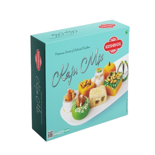 Krish Bhog Sweets Kaju Mix Sweet Box | 500 gms