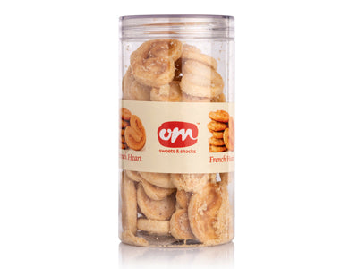 Om Sweets & Snacks Cookies French Heart  - 200 Gms