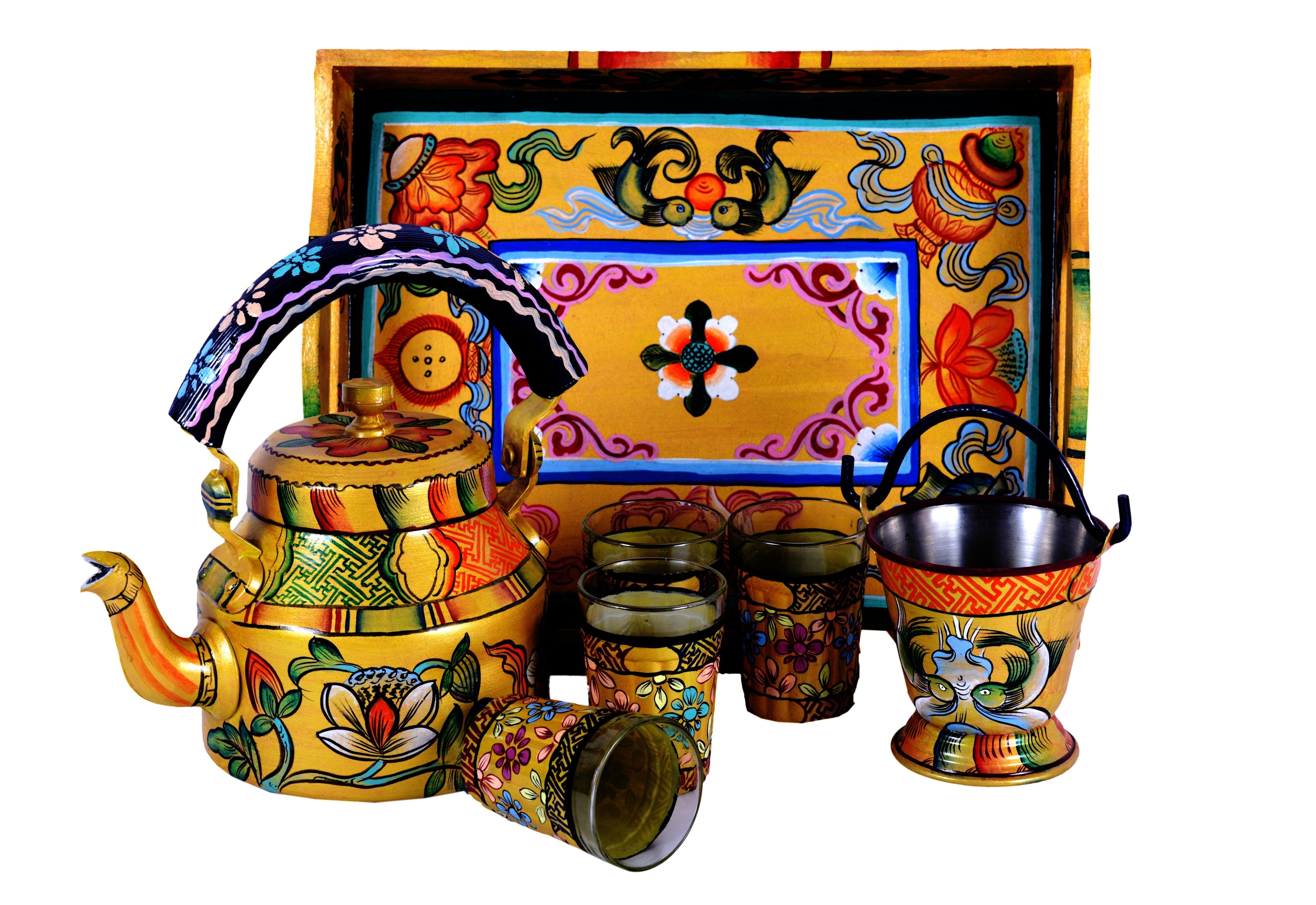 Hand Painted Tea Set : Euphoria