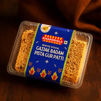 Bikanervala Gajjak Badam Pista Gur Patti | 400 gms
