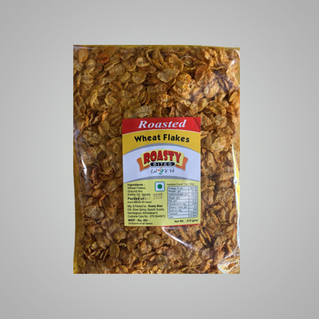 Ganesh Gruh Udyog Roasted Wheat Flakes 210gm