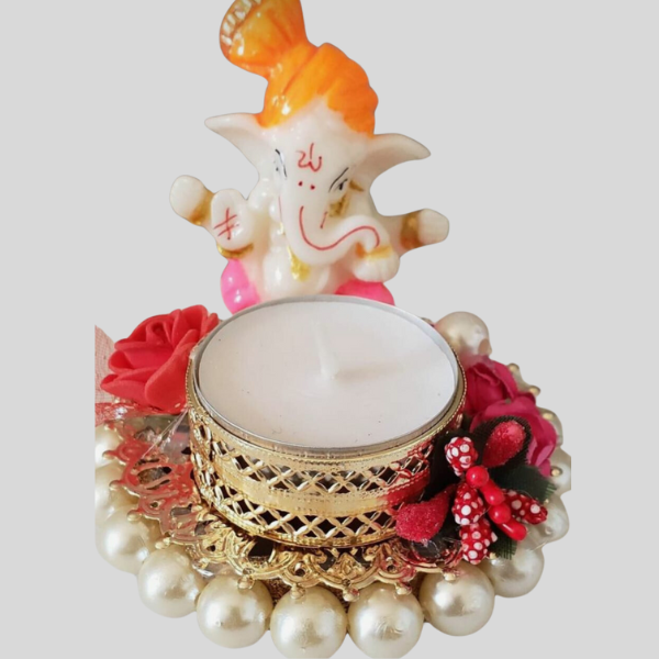 Ganesha Tea Light Holder | Set Of 2