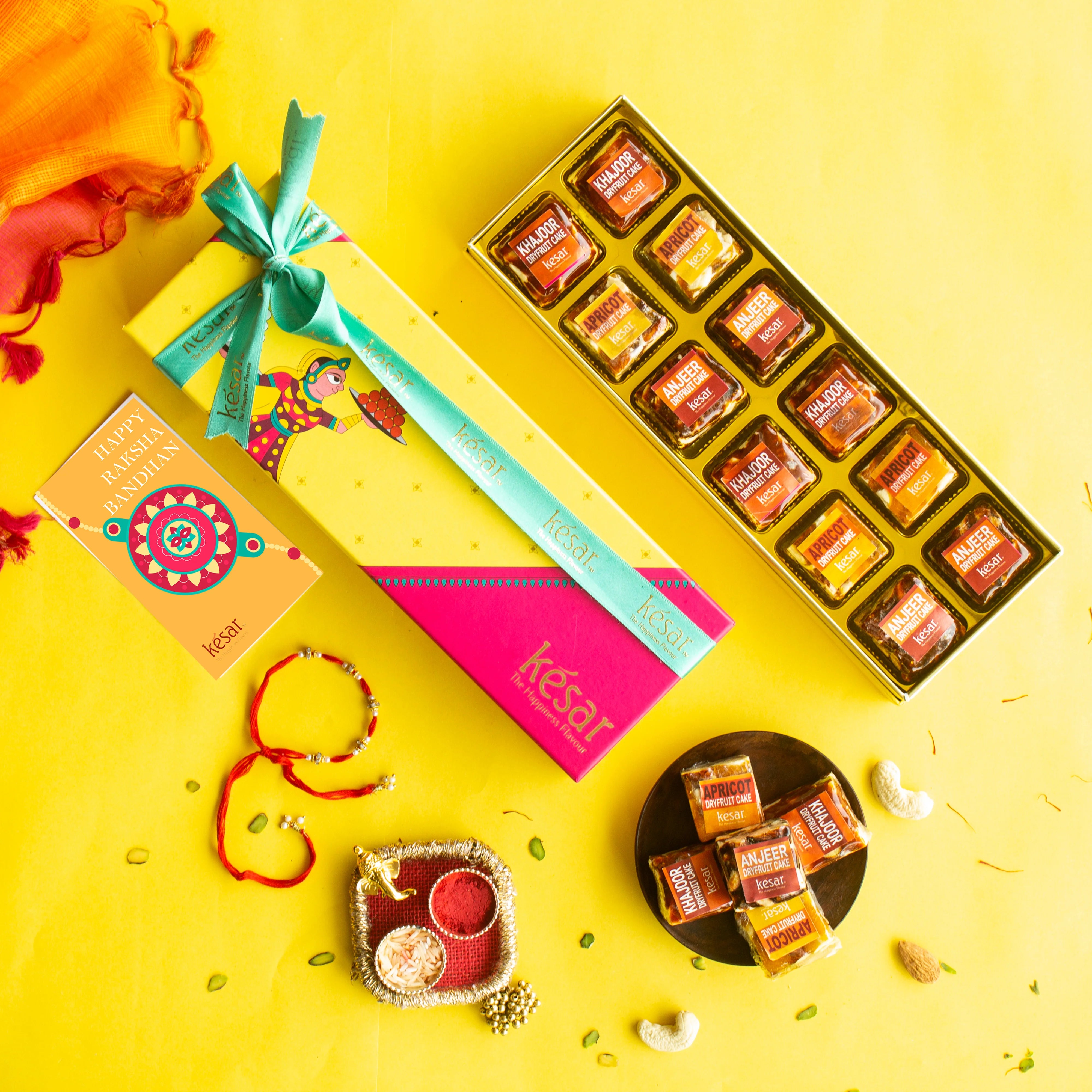 Kesar Sweets Golden Heritage Rakhi & Delight Collection
