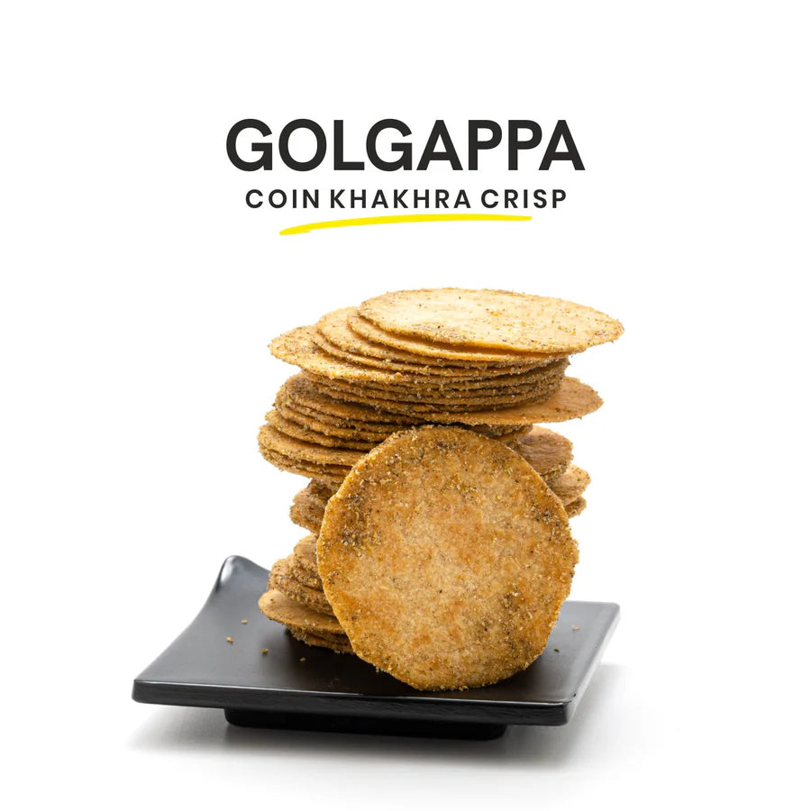 Stuti Wheat Coin Khakhra With Schezwan Chutney | 150 gms