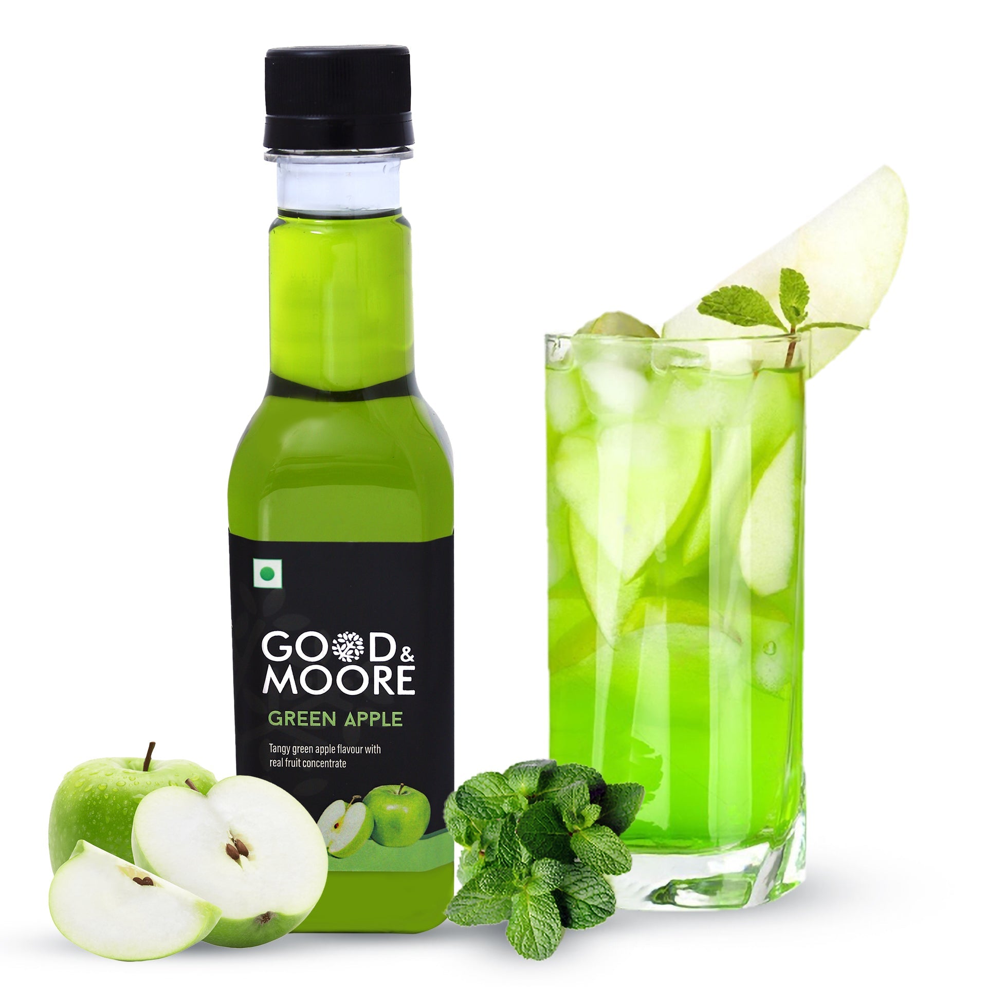 Good & Moore  Green Apple Syrup | 250 ML | 750 ML