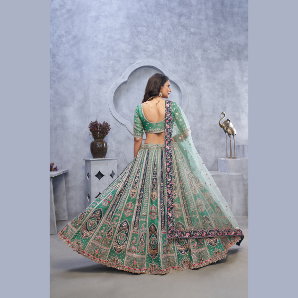 Special Heritage Harmony  Wedding Lehenga Choli With Soft Net Dupatta | Ready To Wear