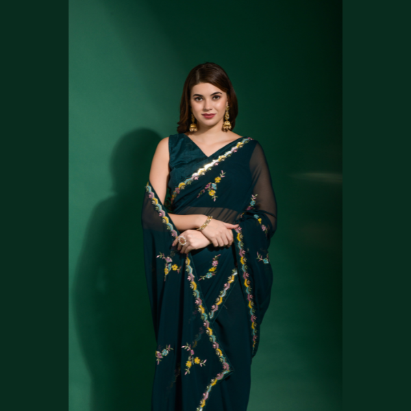 Classic Loomed Legacy Saree | Ready To Wear