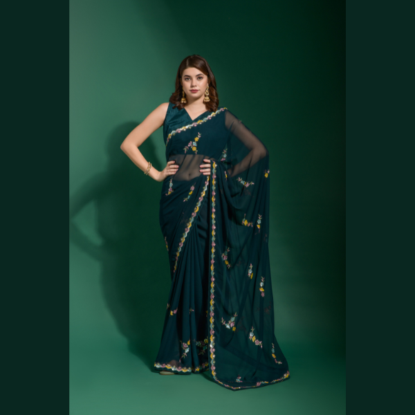 Classic Loomed Legacy Saree | Ready To Wear