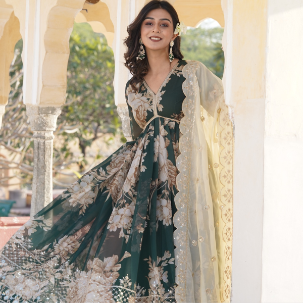 Premium Readymade Alia Cut Gown | Latest Gown Collection