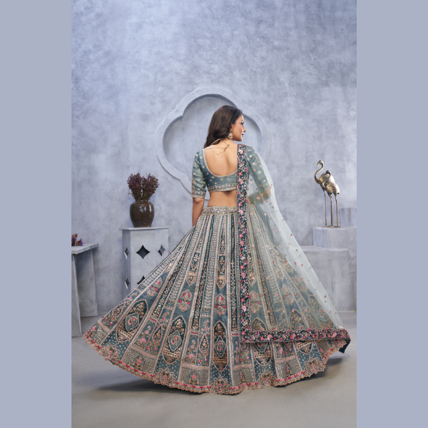 Latest Amber Aura Wedding Lehenga Choli With Soft Net Dupatta | Ready To Wear