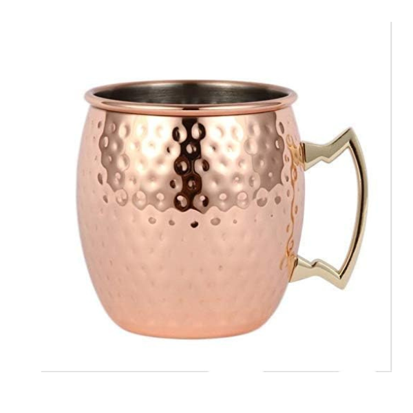 Hammered Copper Mug | Set of 2